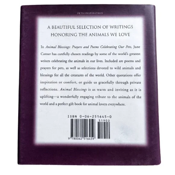 Animal Blessings: Prayers & Poems Celebrating our Pets Hardcover Cotner 2000 - Picture 3 of 3
